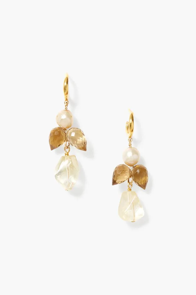 Ophelia Drop Earrings Citrine Mix Women Chan Luu Earrings