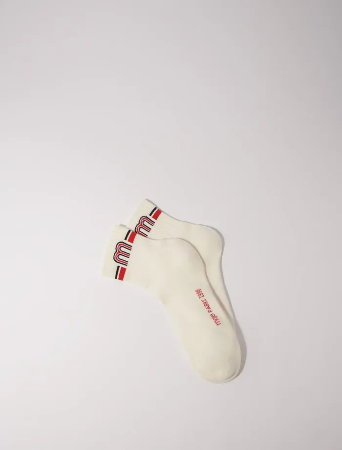 Other Accessories Women Maje Ankle Socks Multicoloured
