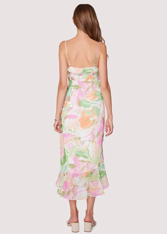 Painterly Love Maxi Dress Multicolor Women Lost Wander Dresses