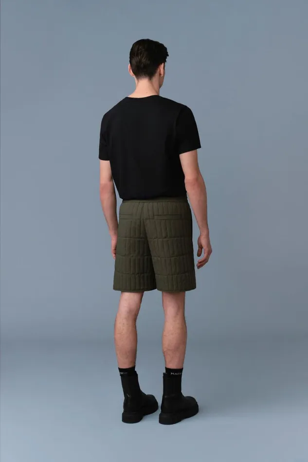 Pants and Shorts Men Mackage SEBASTIAN Vertical Quilted Shorts Cream