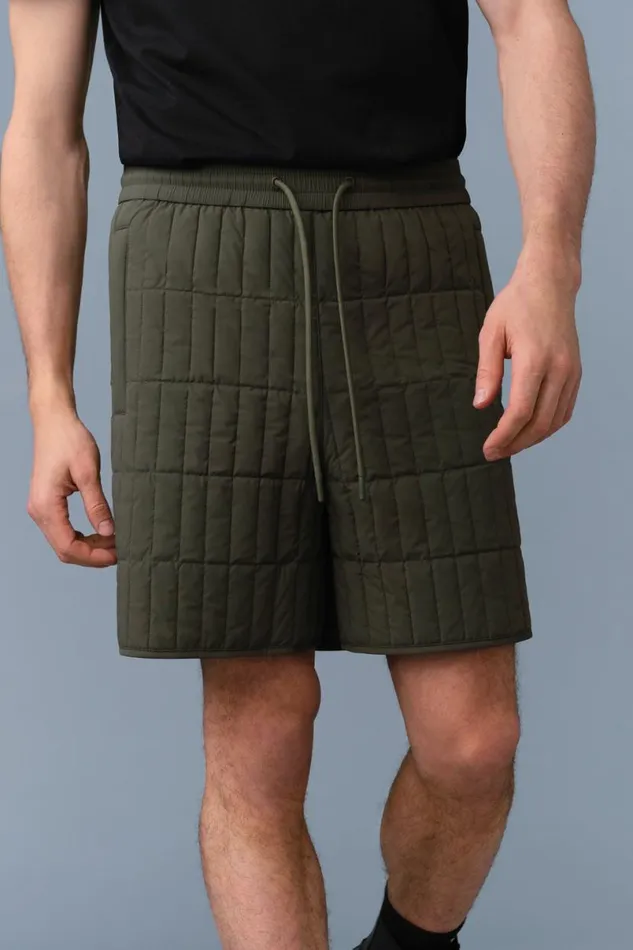 Pants and Shorts Men Mackage SEBASTIAN Vertical Quilted Shorts Cream