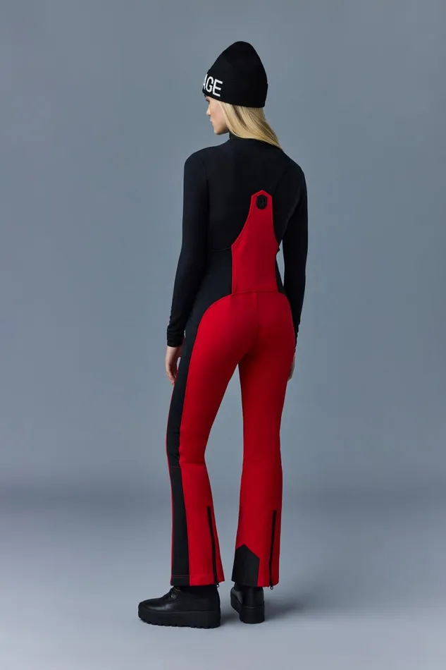 Pants Women Mackage GIA Agile360 Fitted Ski Pants With Suspenders Red Pants Women Mackage GIA Agile360 Fitted Ski Pants With Suspenders Red