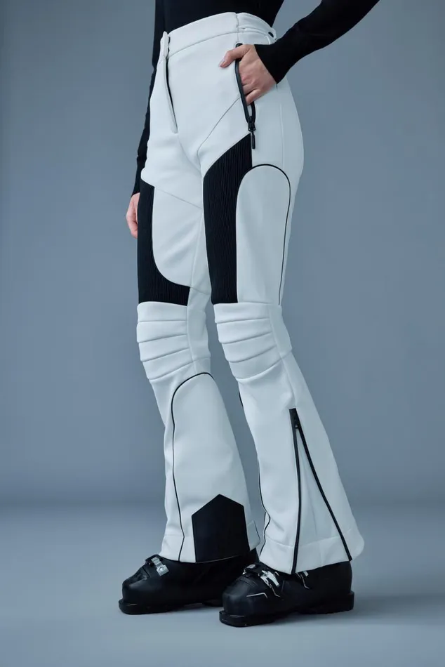 Pants Women Mackage MAIKA Techno Fleece Ski Pants With Articulated Knees And Smocked Detail Black Pants Women Mackage MAIKA Techno Fleece Ski Pants With Articulated Knees And Smocked Detail Black