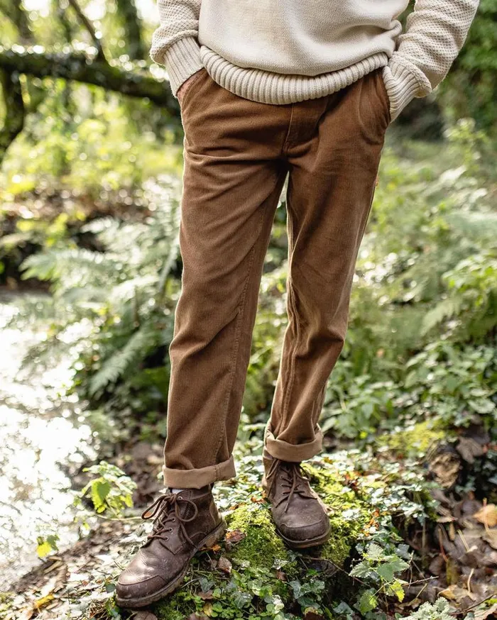 Passenger Clothing Adventurer Cord Trouser Coconut Men Trousers