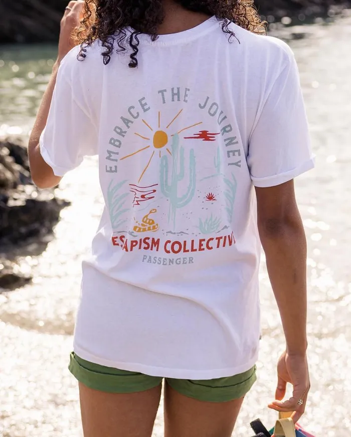Passenger Clothing Arabica Recycled Cotton Oversized TShirt White Women Tops and TShirts Passenger Clothing Arabica Recycled Cotton Oversized TShirt White Women Tops and TShirts