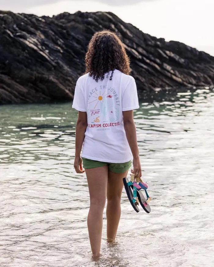 Passenger Clothing Arabica Recycled Cotton Oversized TShirt White Women Tops and TShirts