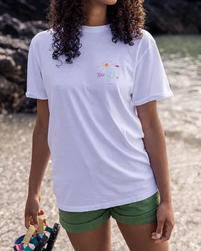 Passenger Clothing Arabica Recycled Cotton Oversized TShirt White Women Tops and TShirts