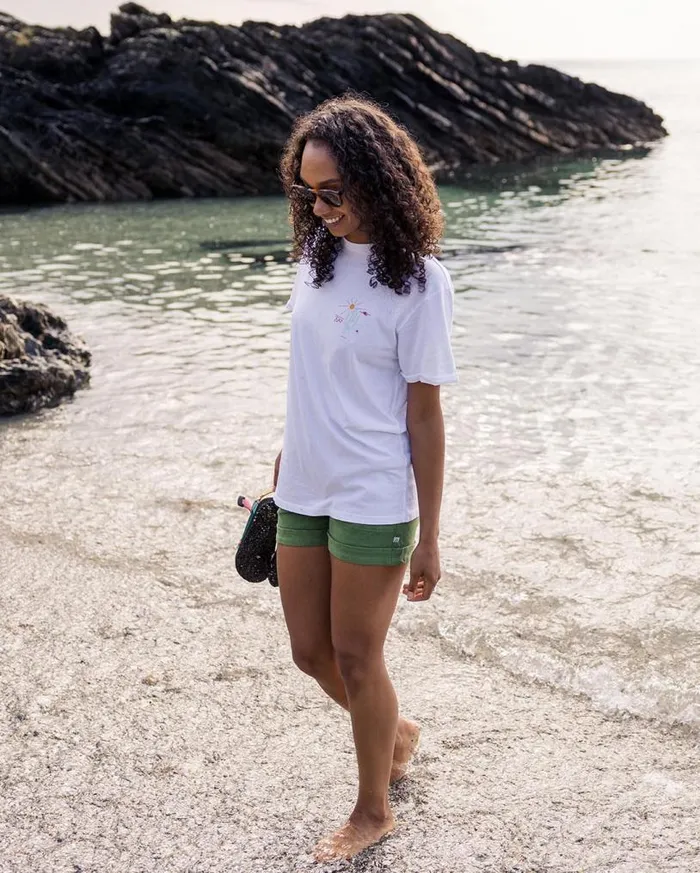 Passenger Clothing Arabica Recycled Cotton Oversized TShirt White Women Tops and TShirts