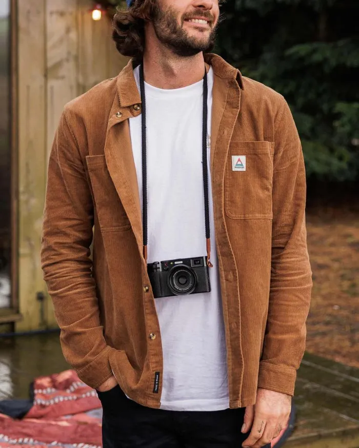 Passenger Clothing Backcountry Cord Shirt Toffee Men Shirts