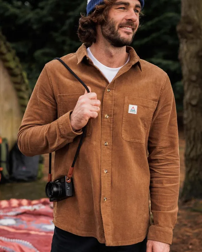 Passenger Clothing Backcountry Cord Shirt Toffee Men Shirts
