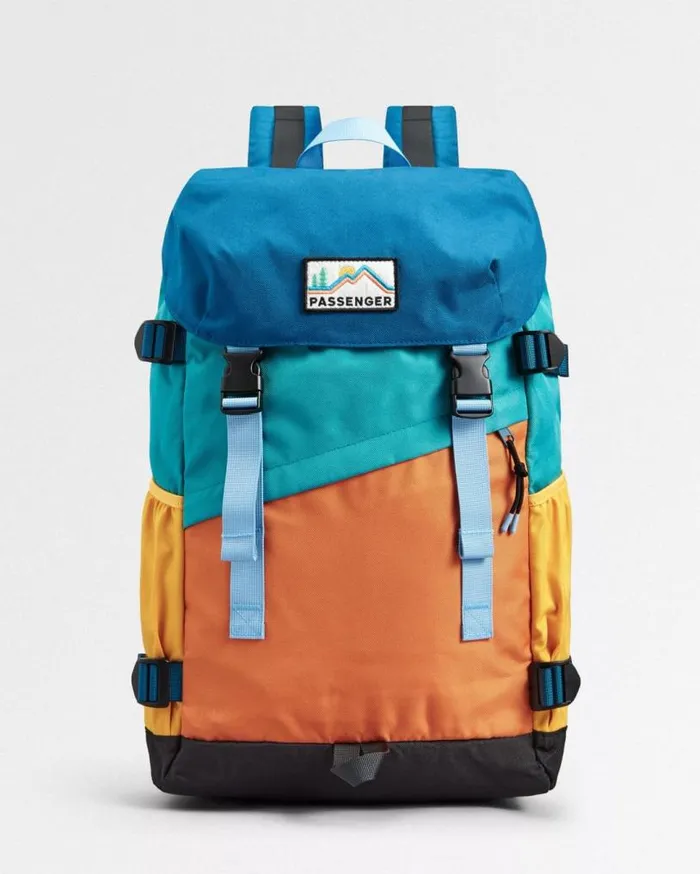 Passenger Clothing Boondocker Recycled 26L Backpack Multi Colour WomenMen Backpacks and Bags
