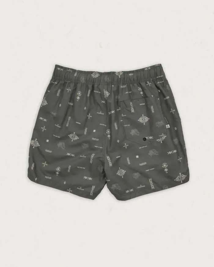 Passenger Clothing Cali Recycled Swim Short Olive Made To Roam Men Shorts
