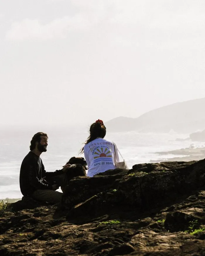 Passenger Clothing Drifters Recycled Cotton LS TShirt White Women Tops and TShirts