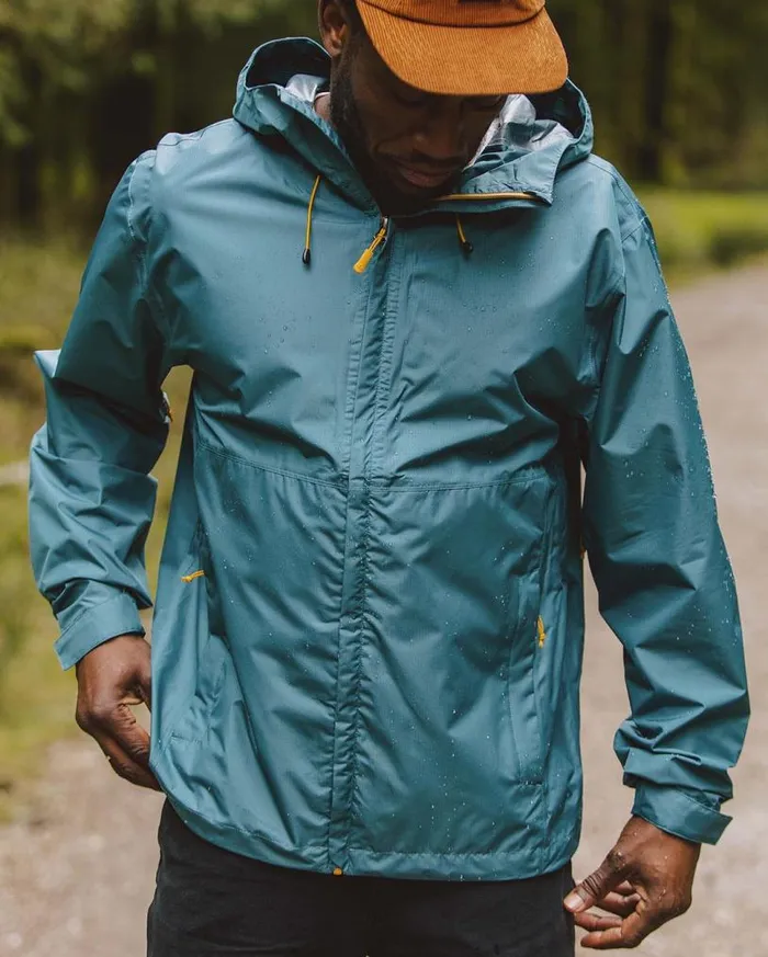 Passenger Clothing Echo Recycled Water Resistant Jacket Mediterranean Men Jackets