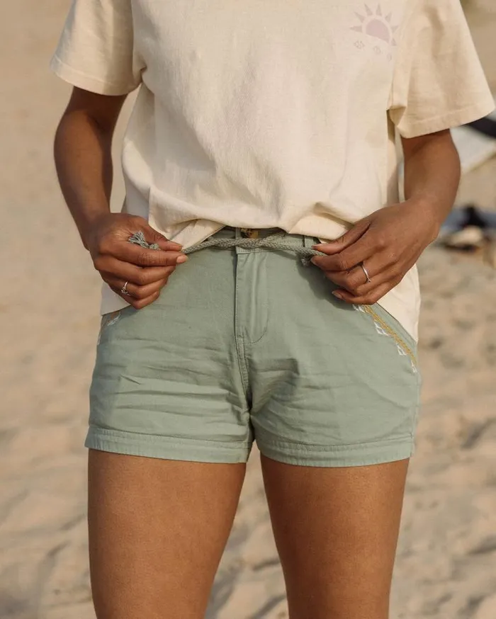 Passenger Clothing Freedom Organic Cotton Short Pistachio Women Shorts