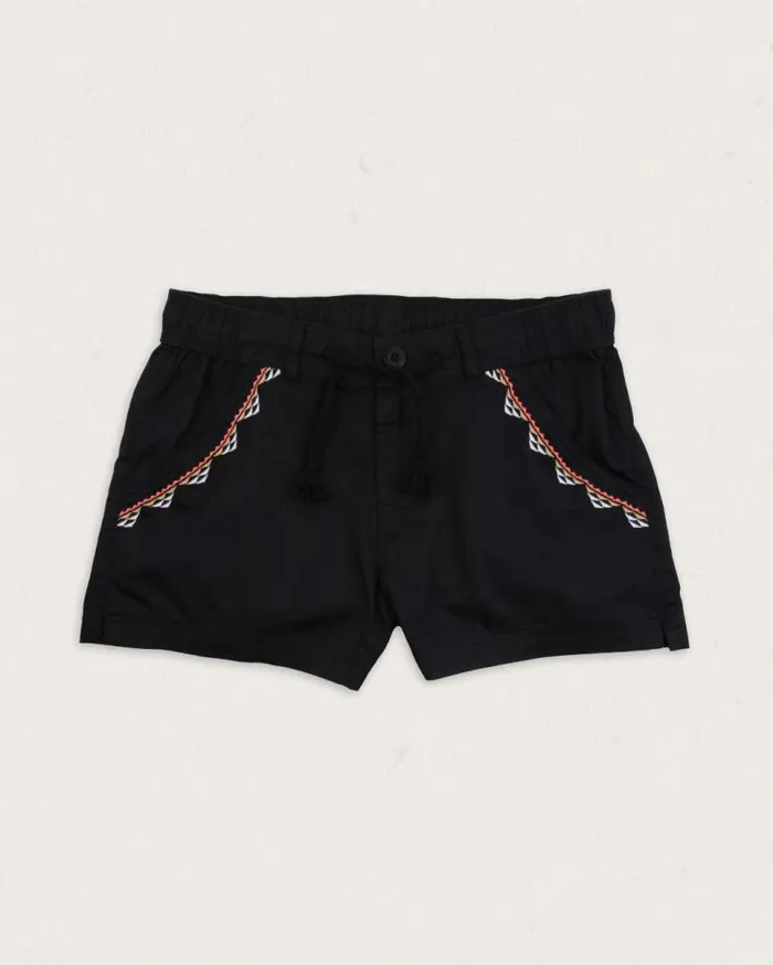 Passenger Clothing Freedom Organic Cotton Short True Black Women Shorts