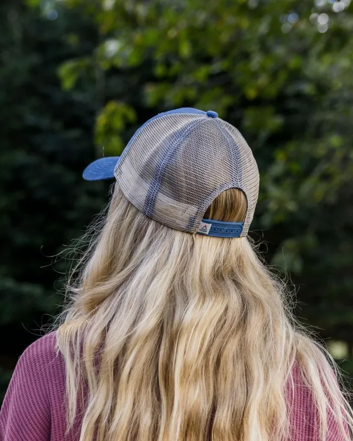 Passenger Clothing Harbour Cord Snapback Cap Washed Blue WomenMen Caps and Hats