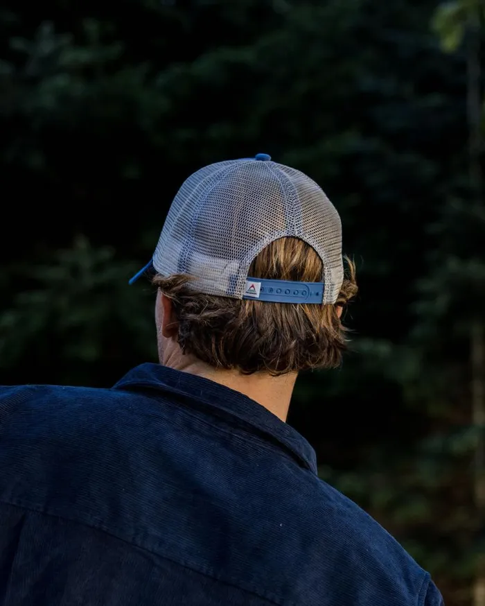 Passenger Clothing Harbour Cord Snapback Cap Washed Blue WomenMen Caps and Hats