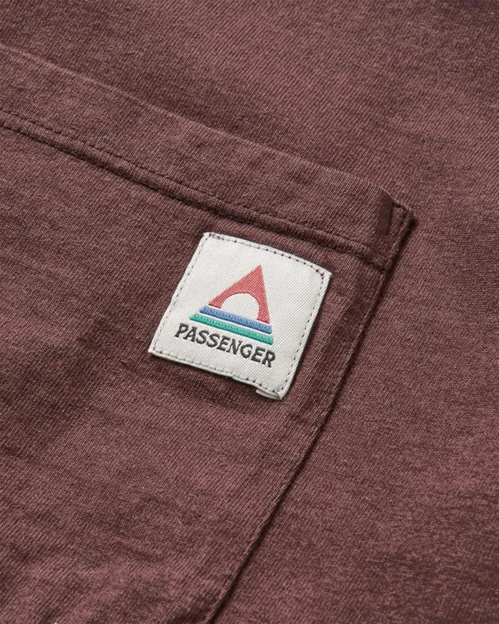 Passenger Clothing Heritage Recycled Relaxed Fit TShirt Java Men TShirts and Vests