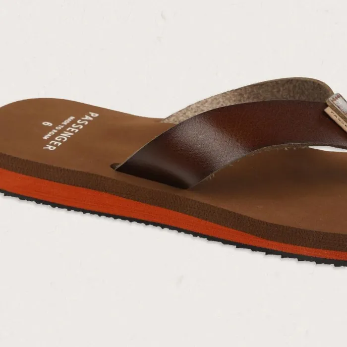 Passenger Clothing Malibu Flip Flop Dark Brown Women Flip Flops and Sandals