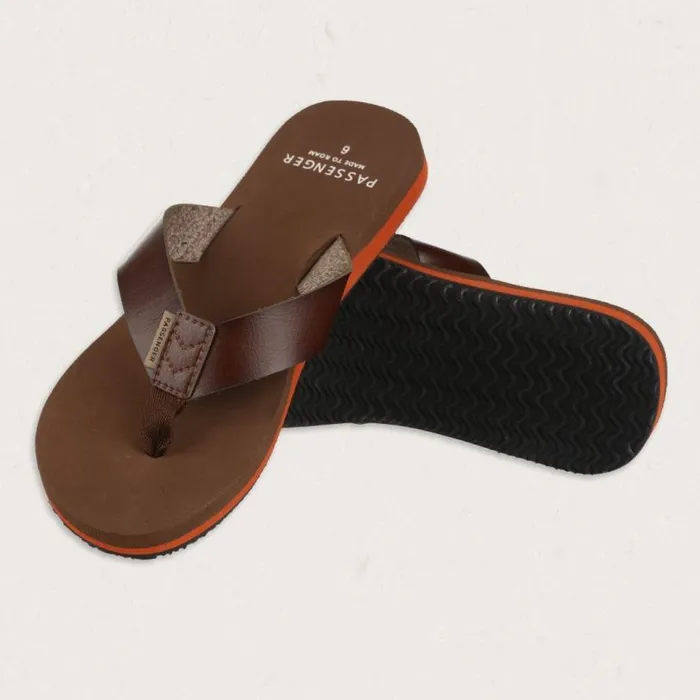 Passenger Clothing Malibu Flip Flop Dark Brown Women Flip Flops and Sandals