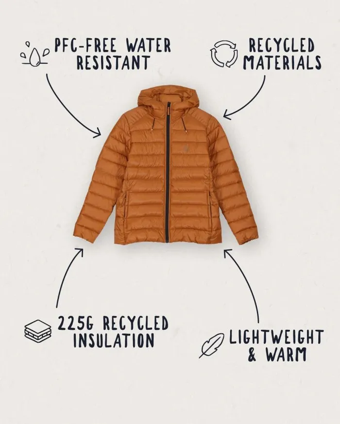 Passenger Clothing Pow Recycled Insulated Jacket Glazed Ginger Women Jackets