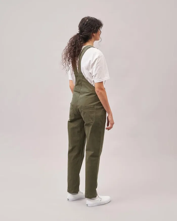 Passenger Clothing Roamist Organic Cotton Dungarees Khaki Women Dungarees and Trousers