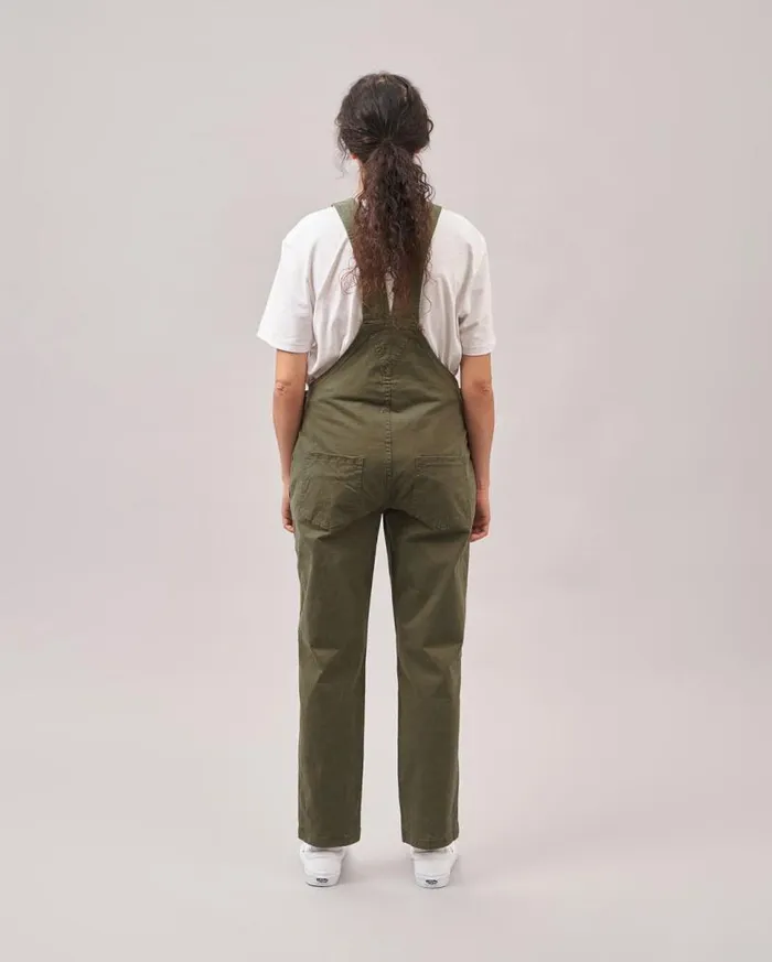 Passenger Clothing Roamist Organic Cotton Dungarees Khaki Women Dungarees and Trousers