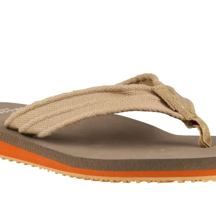 Passenger Clothing Santos Flip Flop Taupe Men Flip Flops and Sandals