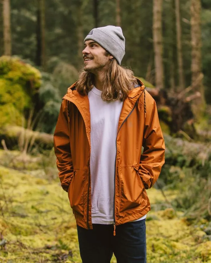 Passenger Clothing Tallows Recycled Water Resistant Jacket Glazed Ginger Men Jackets