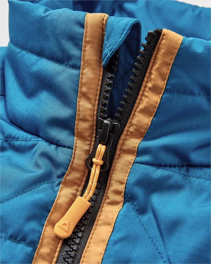 Passenger Clothing Trace Recycled Thermore Insulated Smock Corsair Blue Jungle Green Women Activewear