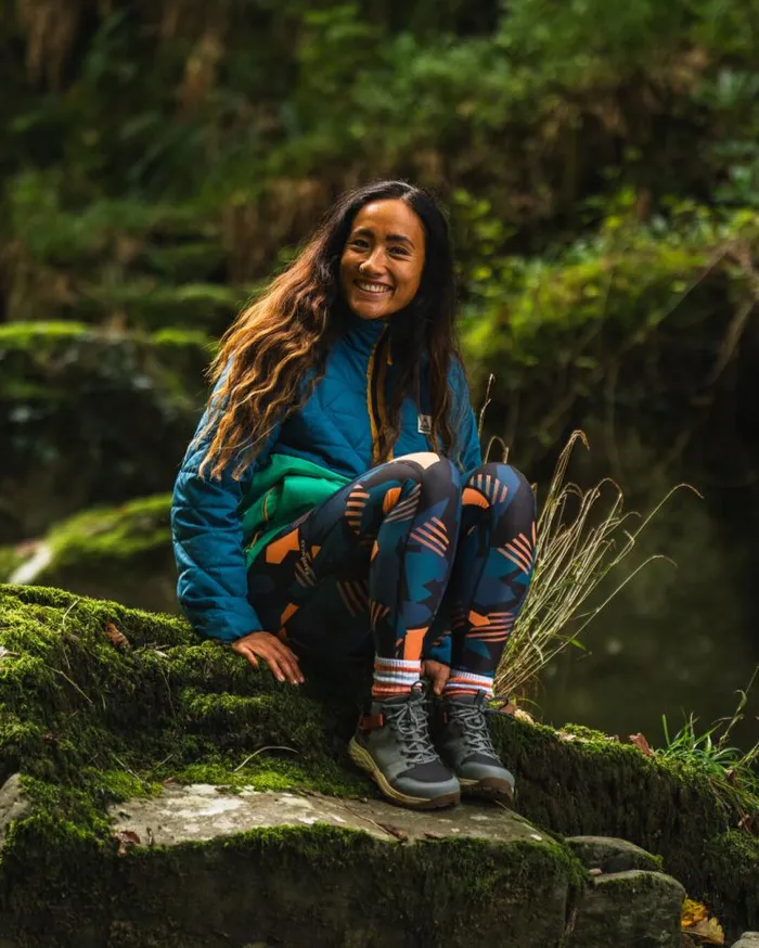 Passenger Clothing Trace Recycled Thermore Insulated Smock Corsair Blue Jungle Green Women Activewear