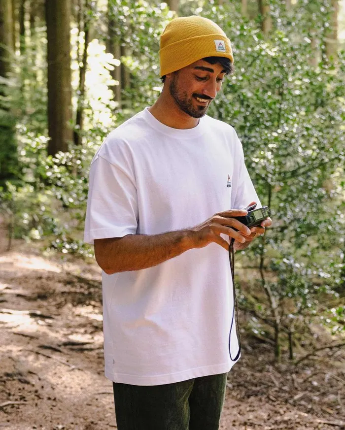 Passenger Clothing Vita Organic Relaxed Fit TShirt White Men TShirts and Vests