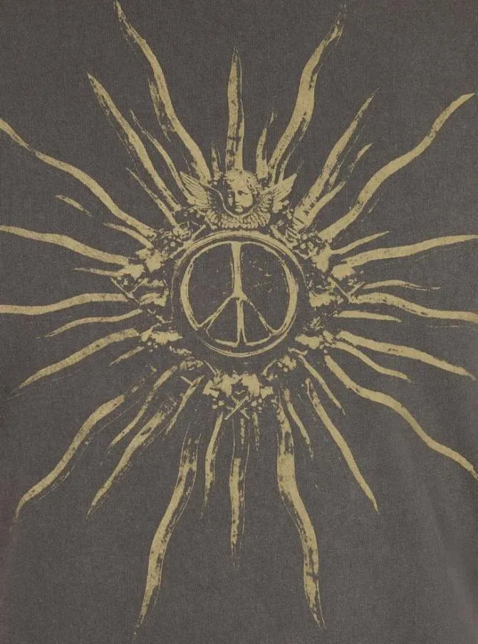 PEACE BURST CREW NECK TEE Flint Clothing John Varvatos TShirts PEACE BURST CREW NECK TEE Flint Clothing John Varvatos TShirts