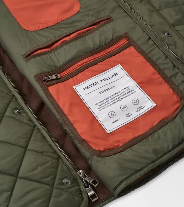 Peter Millar Jackets 038 Coats Men Suffolk Quilted Travel Coat
