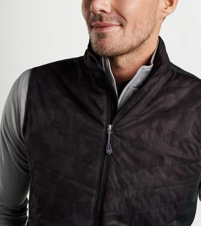 Peter Millar Vests GolfMen Fuse Elite Brushstroke Camo Hybrid Vest