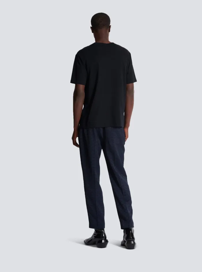 Pierre Shortsleeved Tshirt Black Men Balmain TShirts