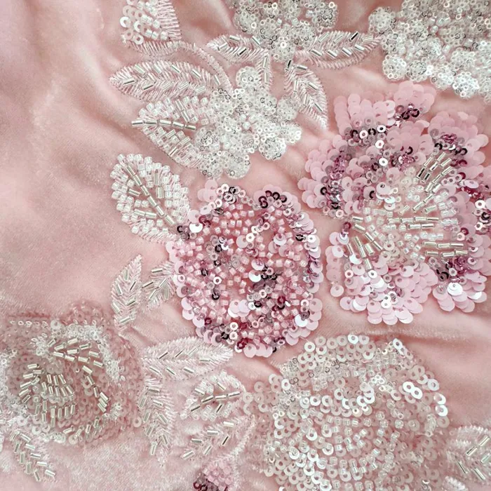 Pink Embellished Velvet Mini Dress Women Self Portrait Dresses Pink Embellished Velvet Mini Dress Women Self Portrait Dresses