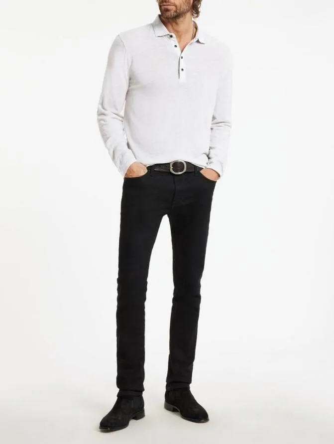 PRESIDIO POLO Black Clothing John Varvatos TShirts