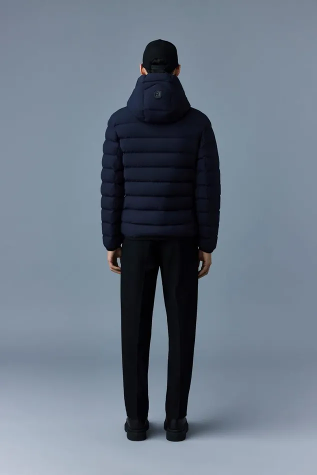 Puffer Men Mackage JACK Agile360 Stretch Light Down Jacket With Hood Black
