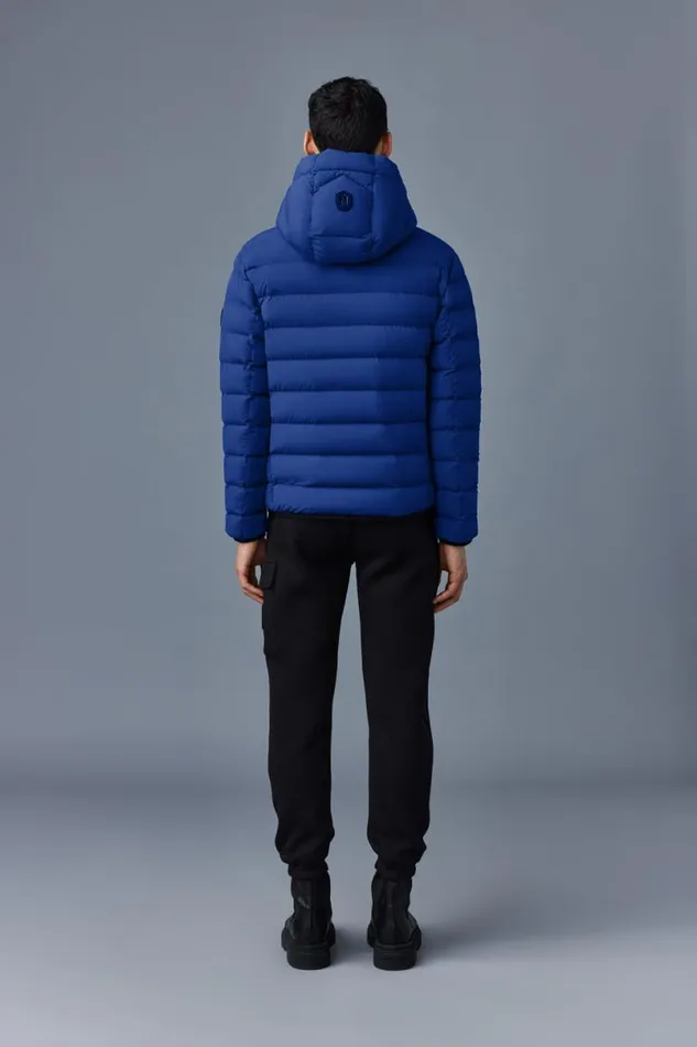 Puffer Men Mackage JACK Agile360 Stretch Light Down Jacket With Hood Black