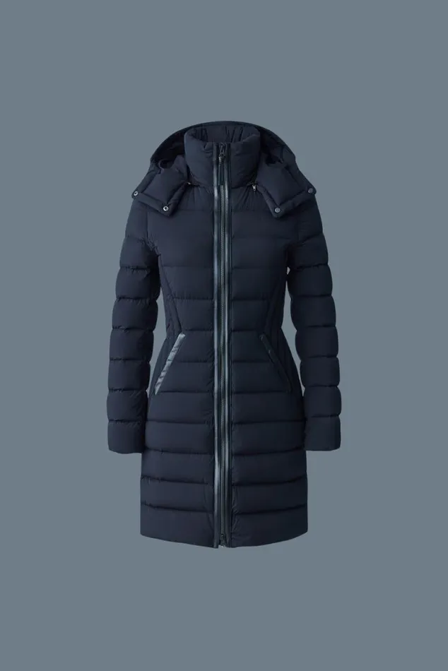 Puffers Women Mackage FARREN Agile360 Down Coat With Removable Hood Trench