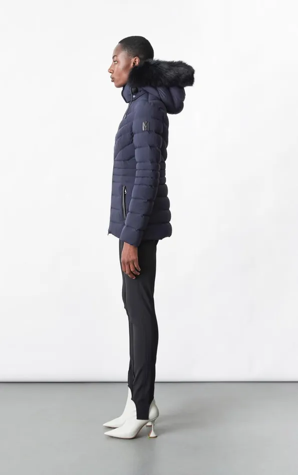 Puffers Women Mackage PATSY Agile 360 Down Jacket With Blue Fox Fur Cream Puffers Women Mackage PATSY Agile 360 Down Jacket With Blue Fox Fur Cream