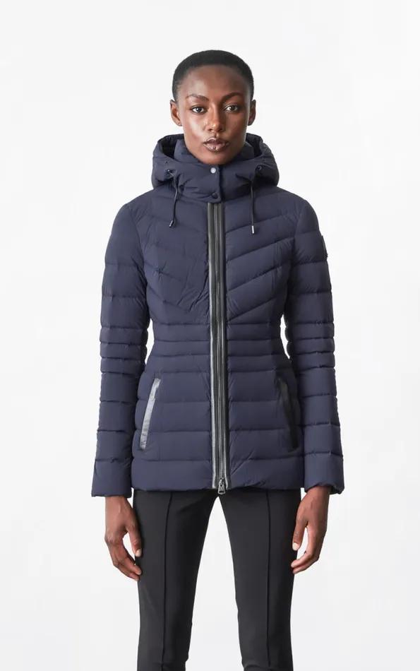 Puffers Women Mackage PATSY Agile 360 Down Jacket With Blue Fox Fur Cream Puffers Women Mackage PATSY Agile 360 Down Jacket With Blue Fox Fur Cream