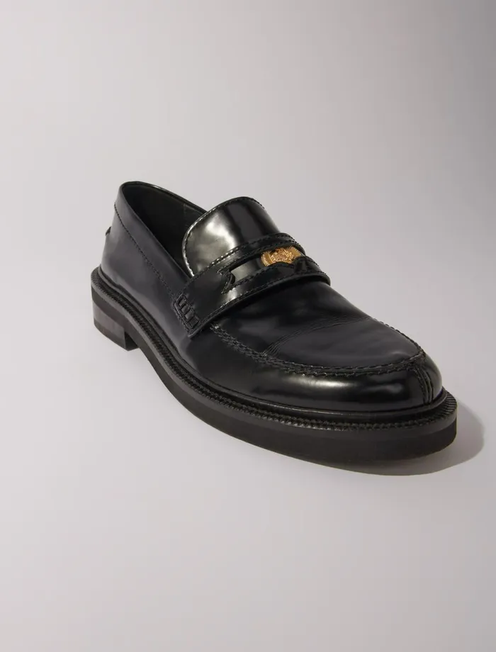 Pumps and Sandals Women Maje Leather Loafers Black