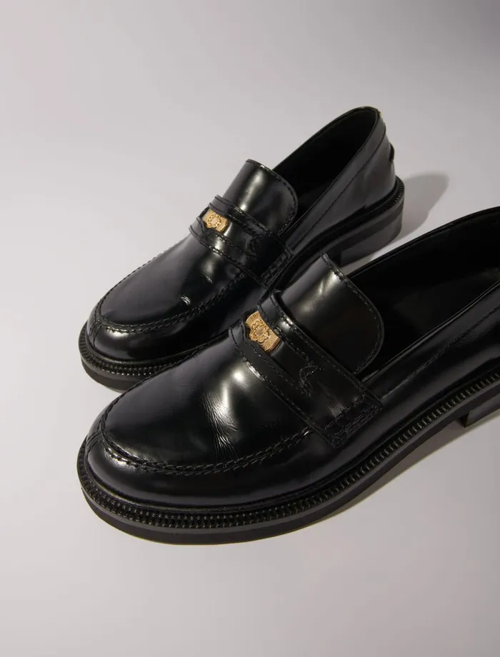 Pumps and Sandals Women Maje Leather Loafers Black