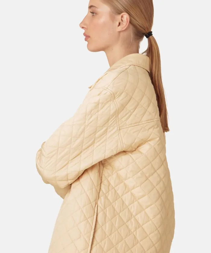 Quilt Jacket 8211 Beige Outerwear Ilse Jacobsen All Jackets And Coats