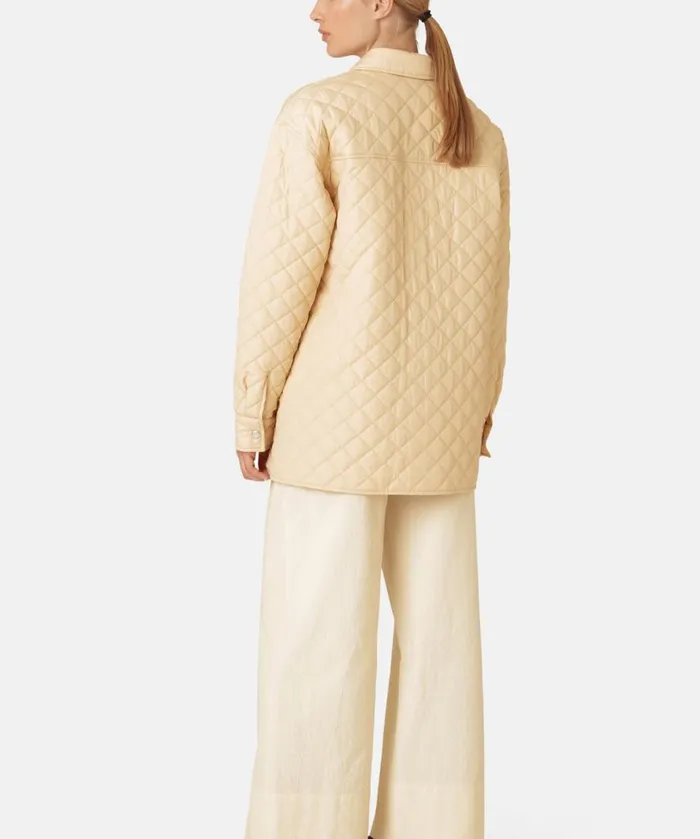 Quilt Jacket 8211 Beige Outerwear Ilse Jacobsen All Jackets And Coats