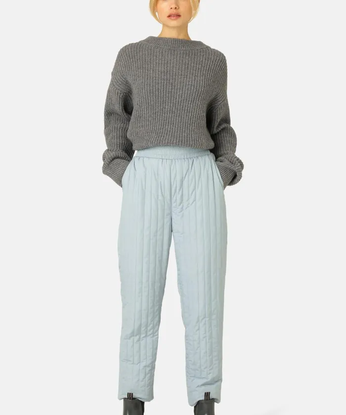 Quilt Pants 8211 Pale Petroleum ClothingOuterwear Ilse Jacobsen All Jackets And Coats Quilt Pants 8211 Pale Petroleum ClothingOuterwear Ilse Jacobsen All Jackets And Coats