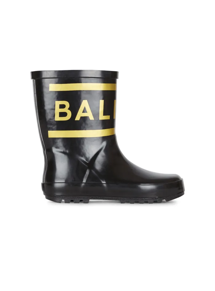 Rain Boots Black Kids Balmain